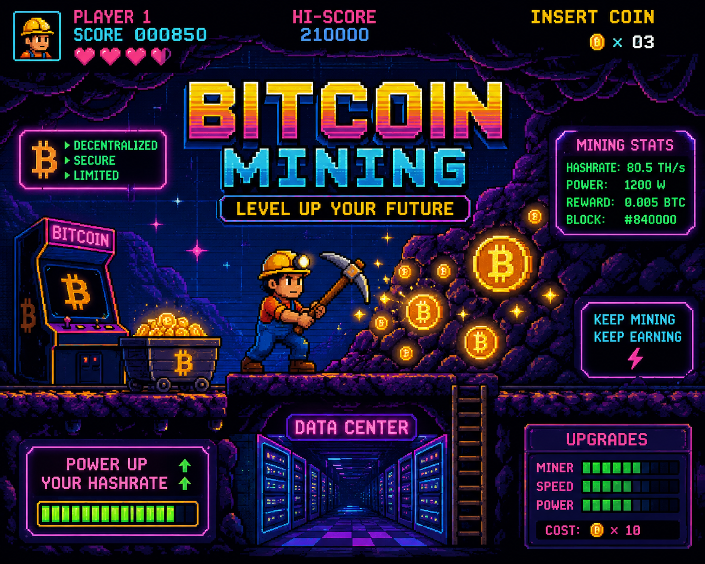 Bitcoin Mining - Level Up Your Future