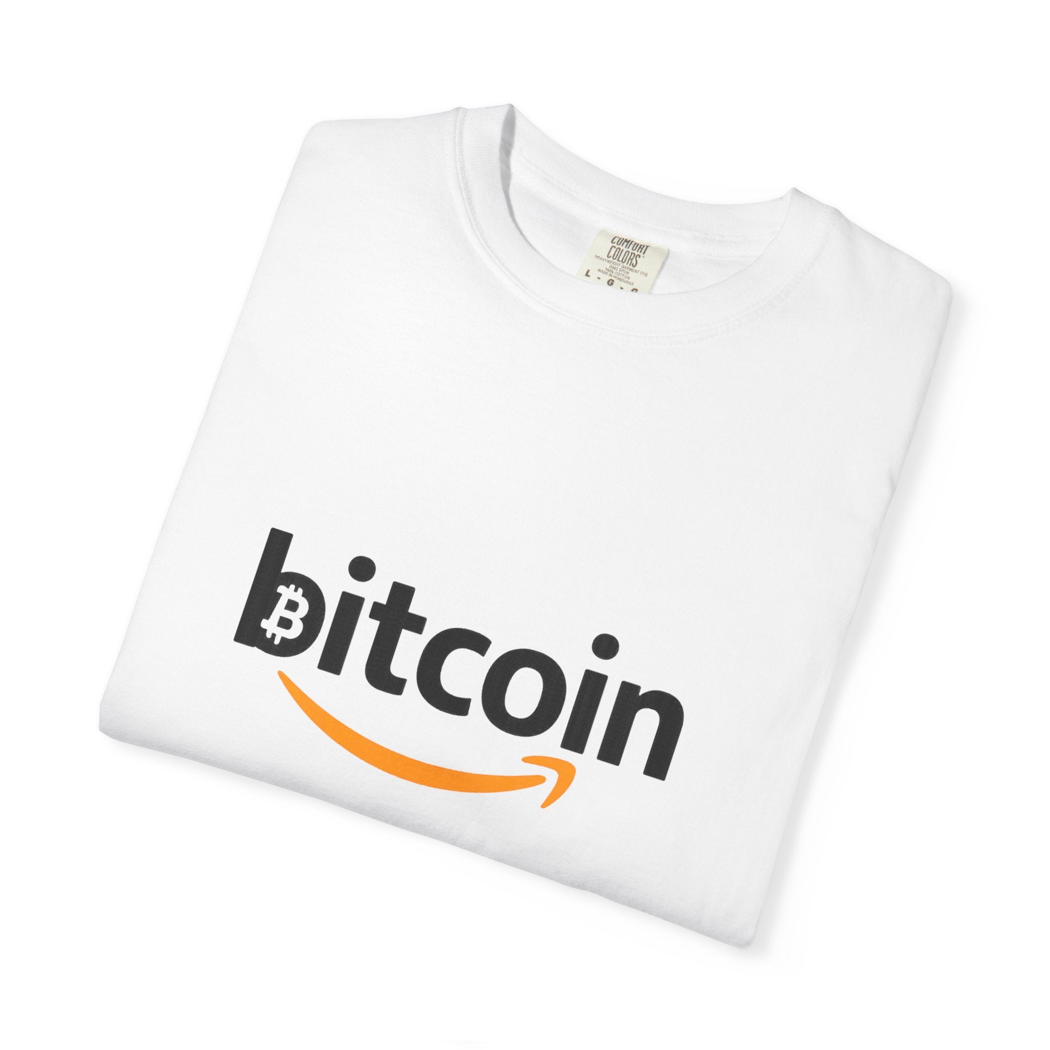 Bitcoin Logo T-Shirt — Crypto Amazon Parody Tee