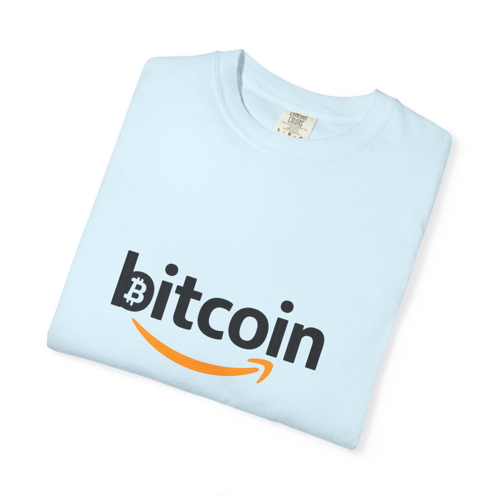 Bitcoin Logo T-Shirt — Crypto Amazon Parody Tee