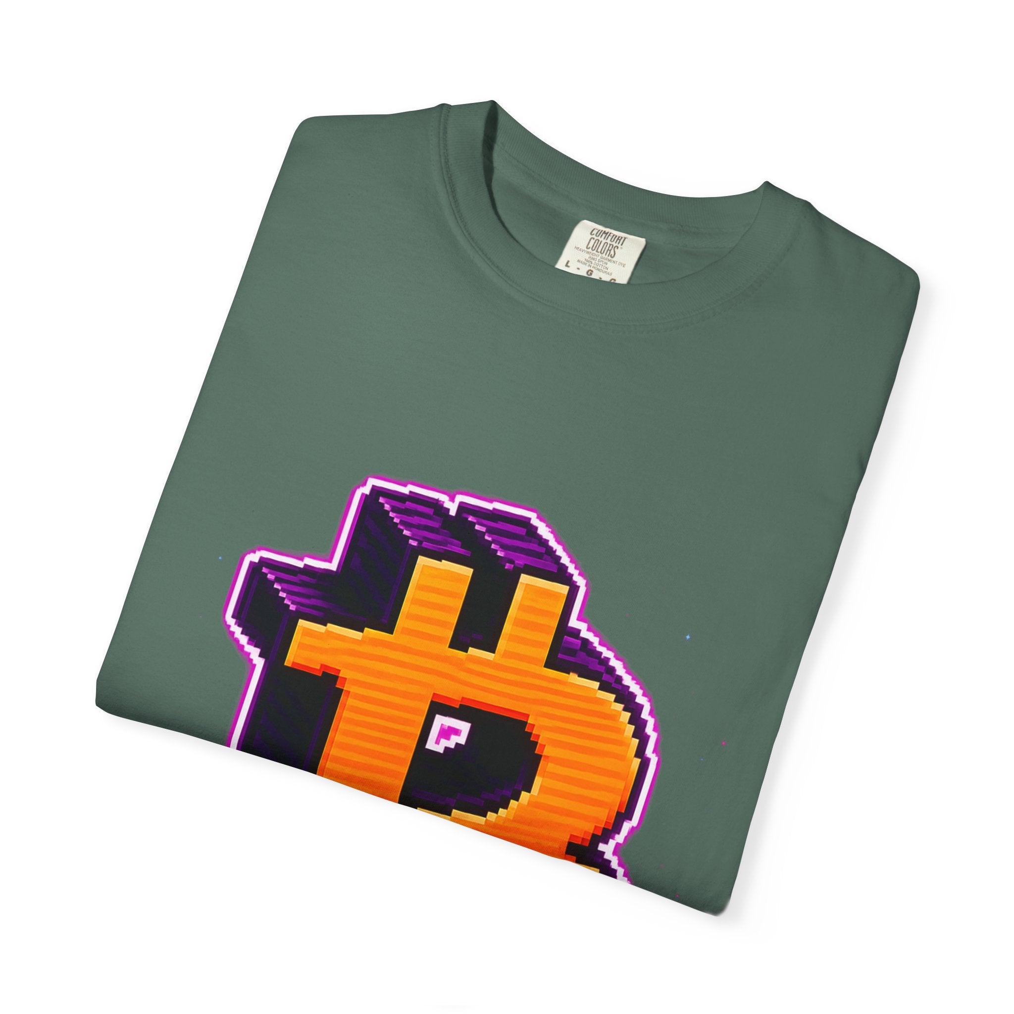 Retro Bitcoin Arcade T-Shirt — Pixel Crypto Logo Tee