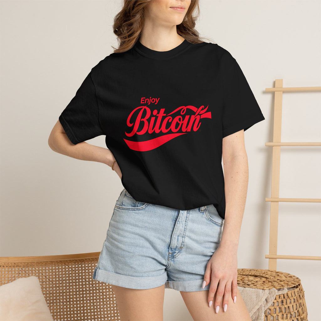 Bitcoin "Enjoy" Logo T-Shirt