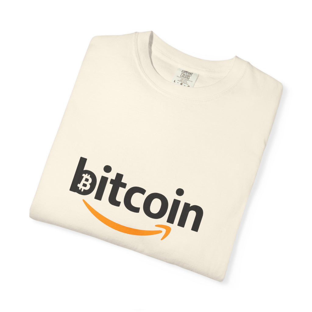 Bitcoin Logo T-Shirt — Crypto Amazon Parody Tee