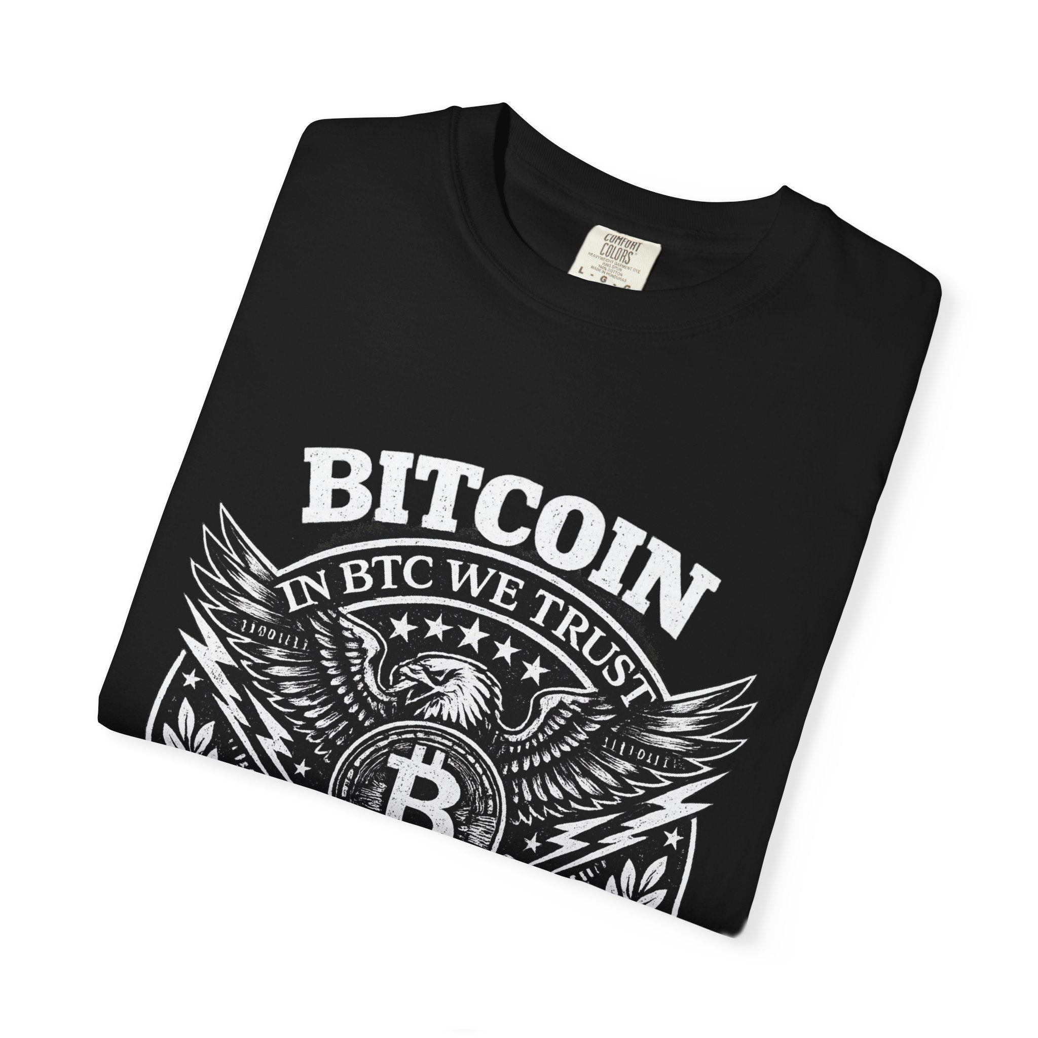 Bitcoin BTC School T‑Shirt — In BTC We Trust Graphic Tee