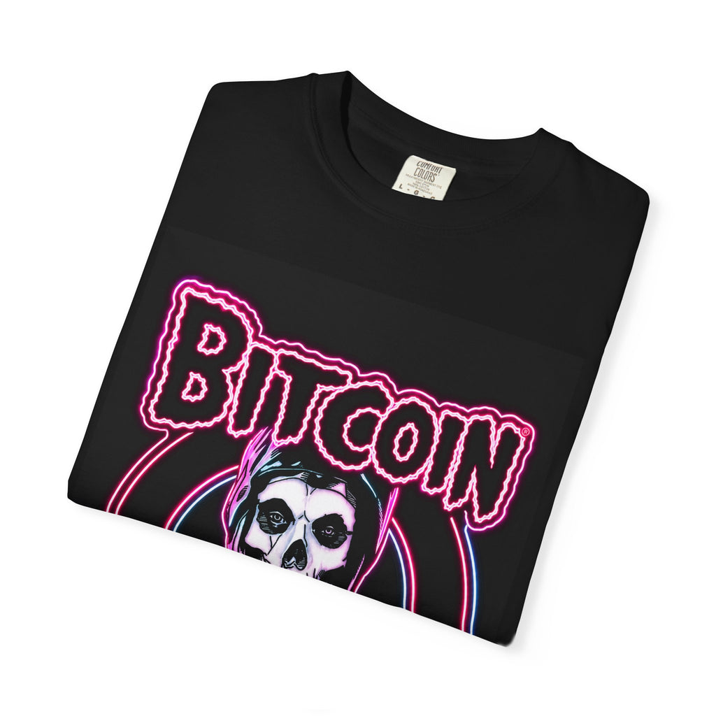 Bitcoin Skull T-Shirt — "Bitcoin Wants Your Skull" Crypto Gothic Tee