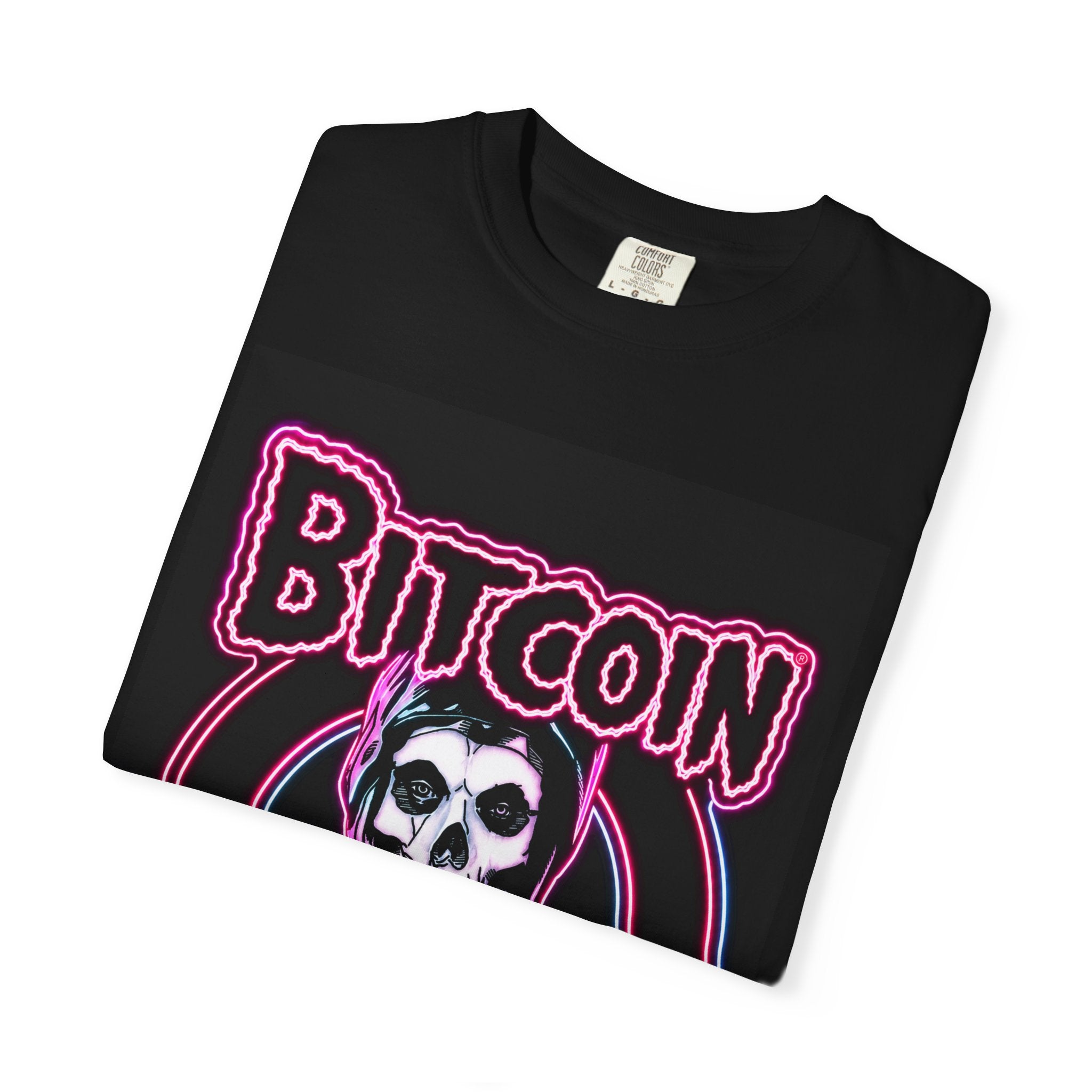 Bitcoin Skull T-Shirt — "Bitcoin Wants Your Skull" Crypto Gothic Tee