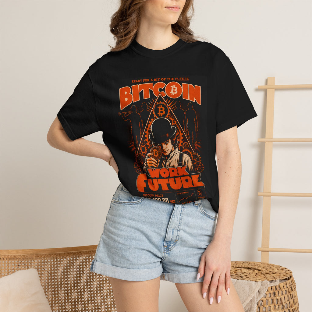 Bitcoin HODL Retro Poster T-shirt | Crypto Future Tee