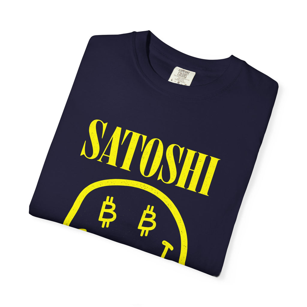 T-Shirt — Satoshi Smiley Bitcoin Logo Tee