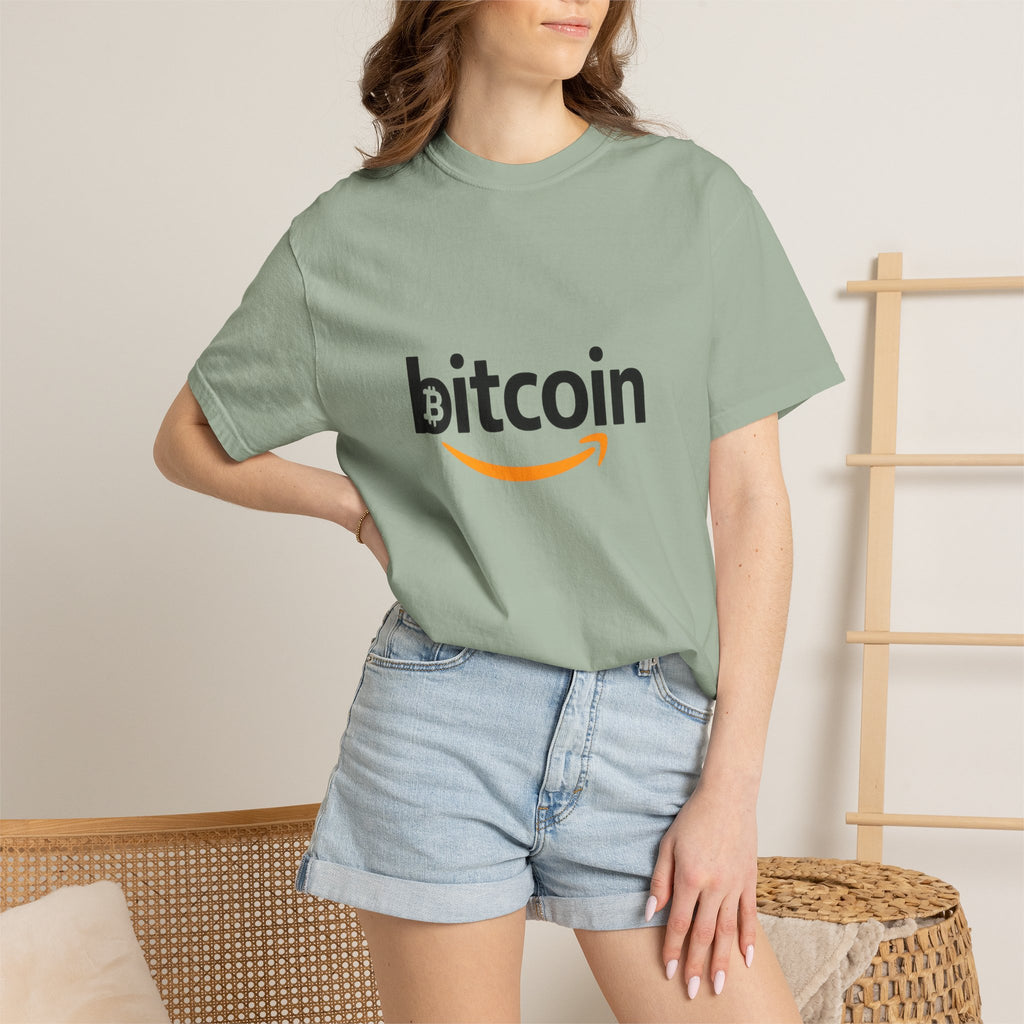 Bitcoin Logo T-Shirt — Crypto Amazon Parody Tee