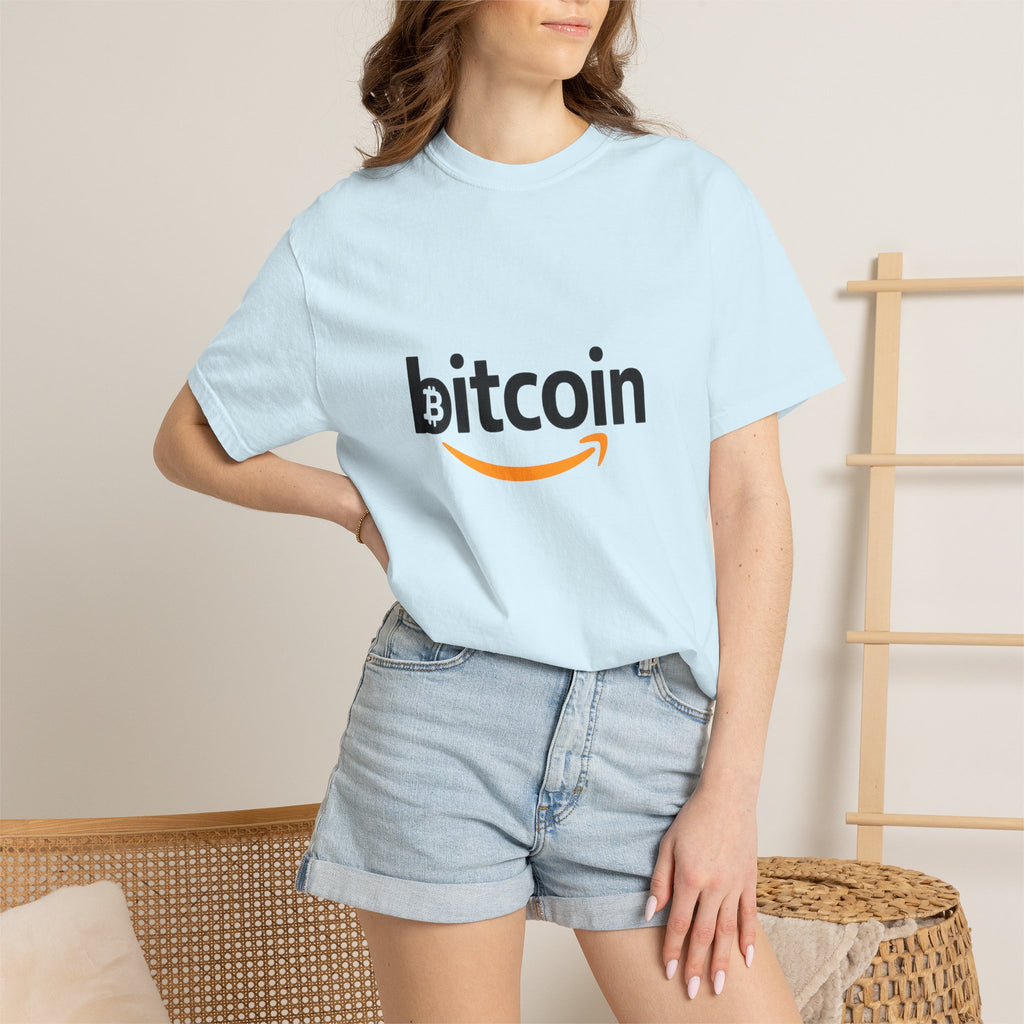 Bitcoin Logo T-Shirt — Crypto Amazon Parody Tee