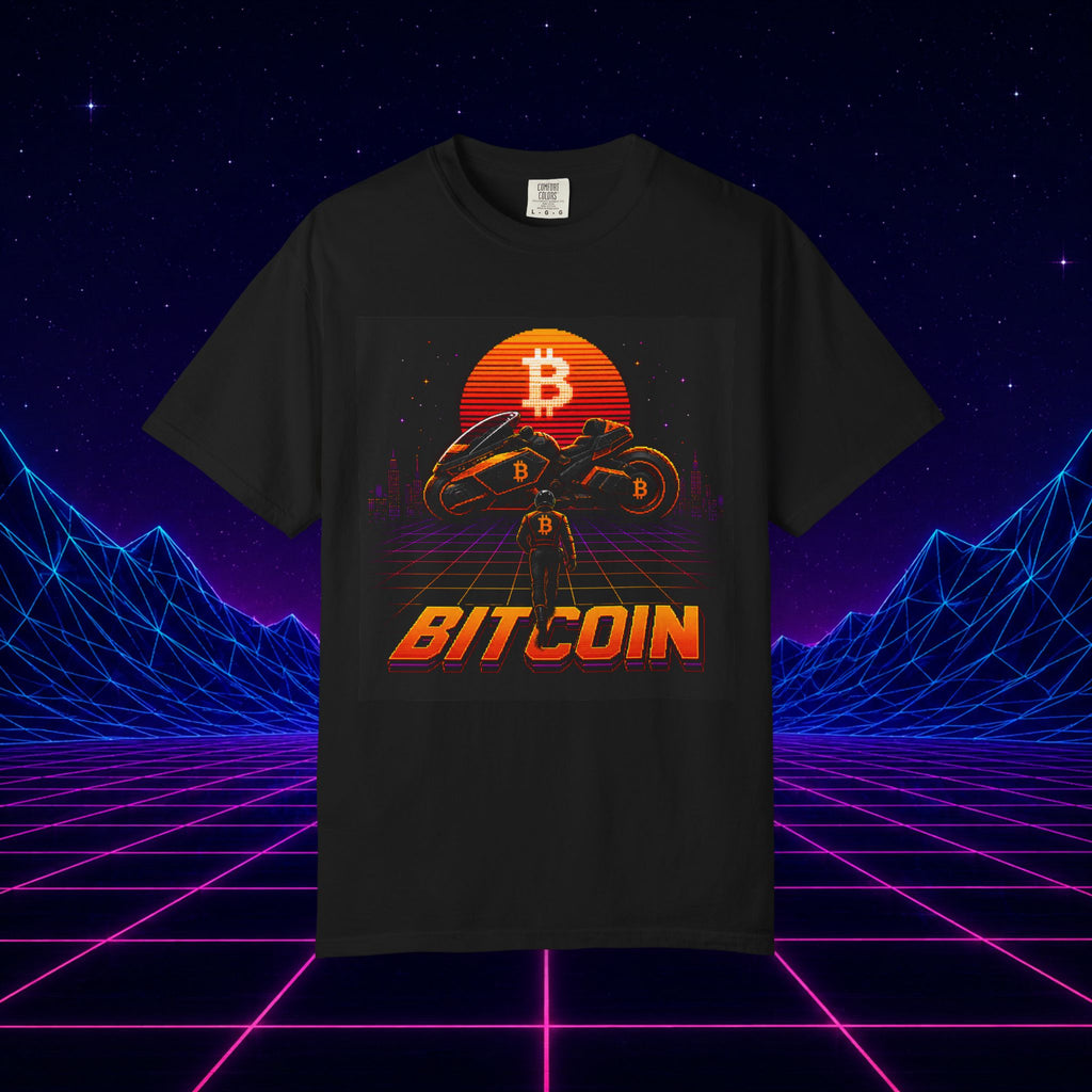 Bitcoin Retro Sunset T-Shirt