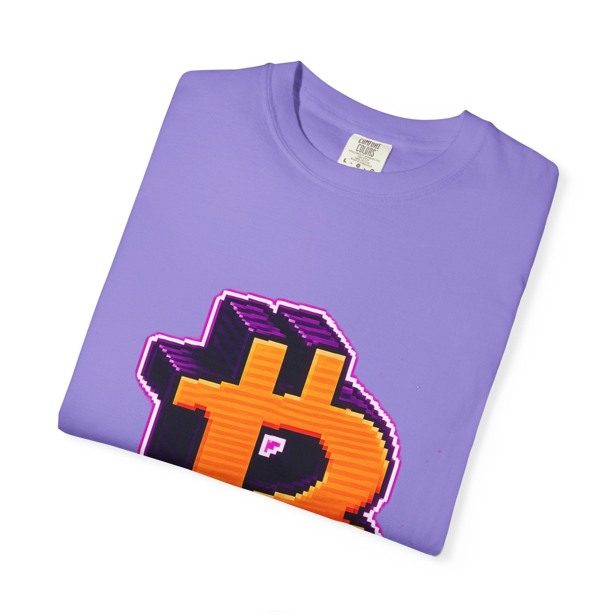 Retro Bitcoin Arcade T-Shirt — Pixel Crypto Logo Tee