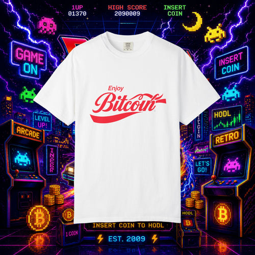 Bitcoin "Enjoy" Logo T-Shirt