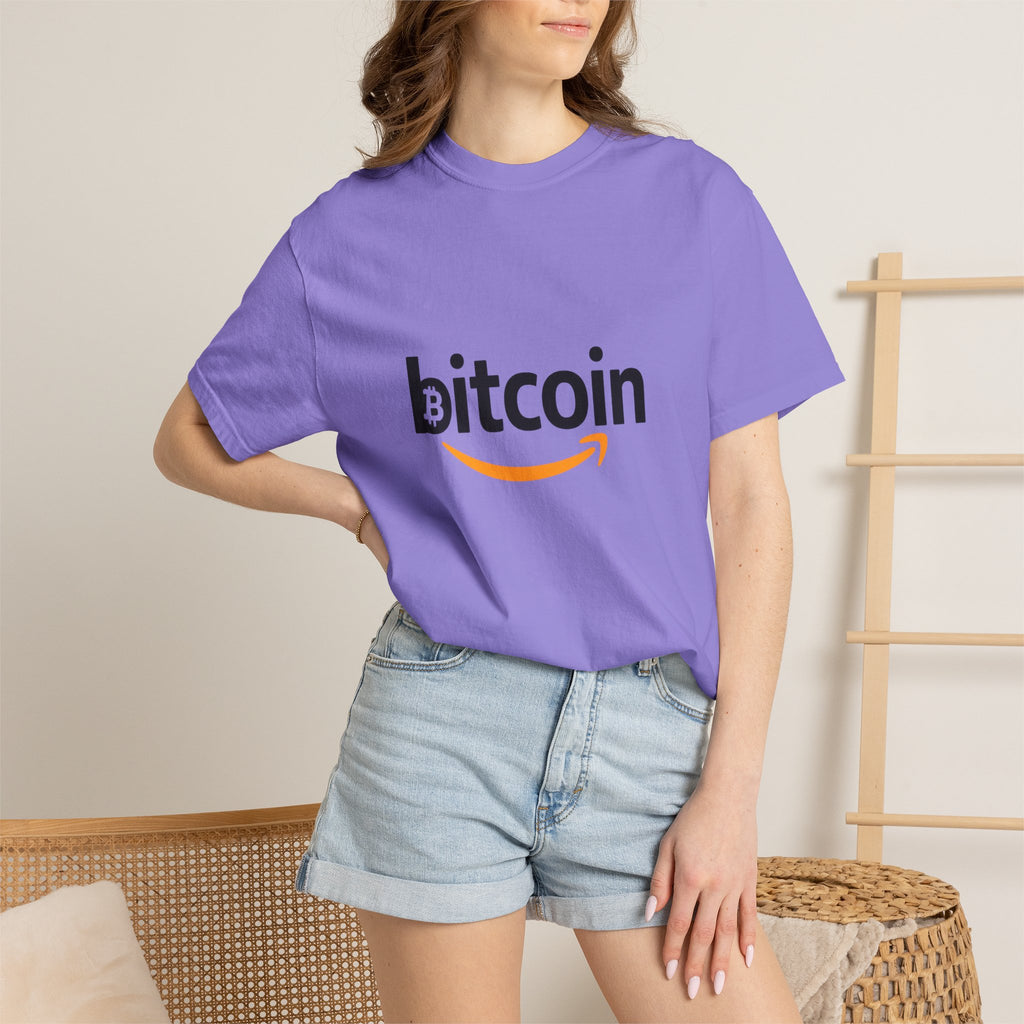 Bitcoin Logo T-Shirt — Crypto Amazon Parody Tee