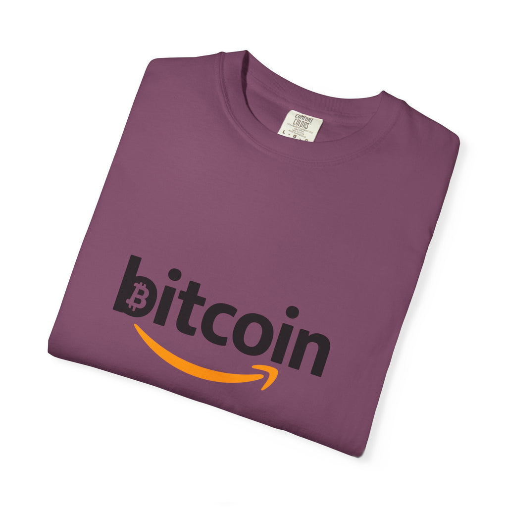 Bitcoin Logo T-Shirt — Crypto Amazon Parody Tee