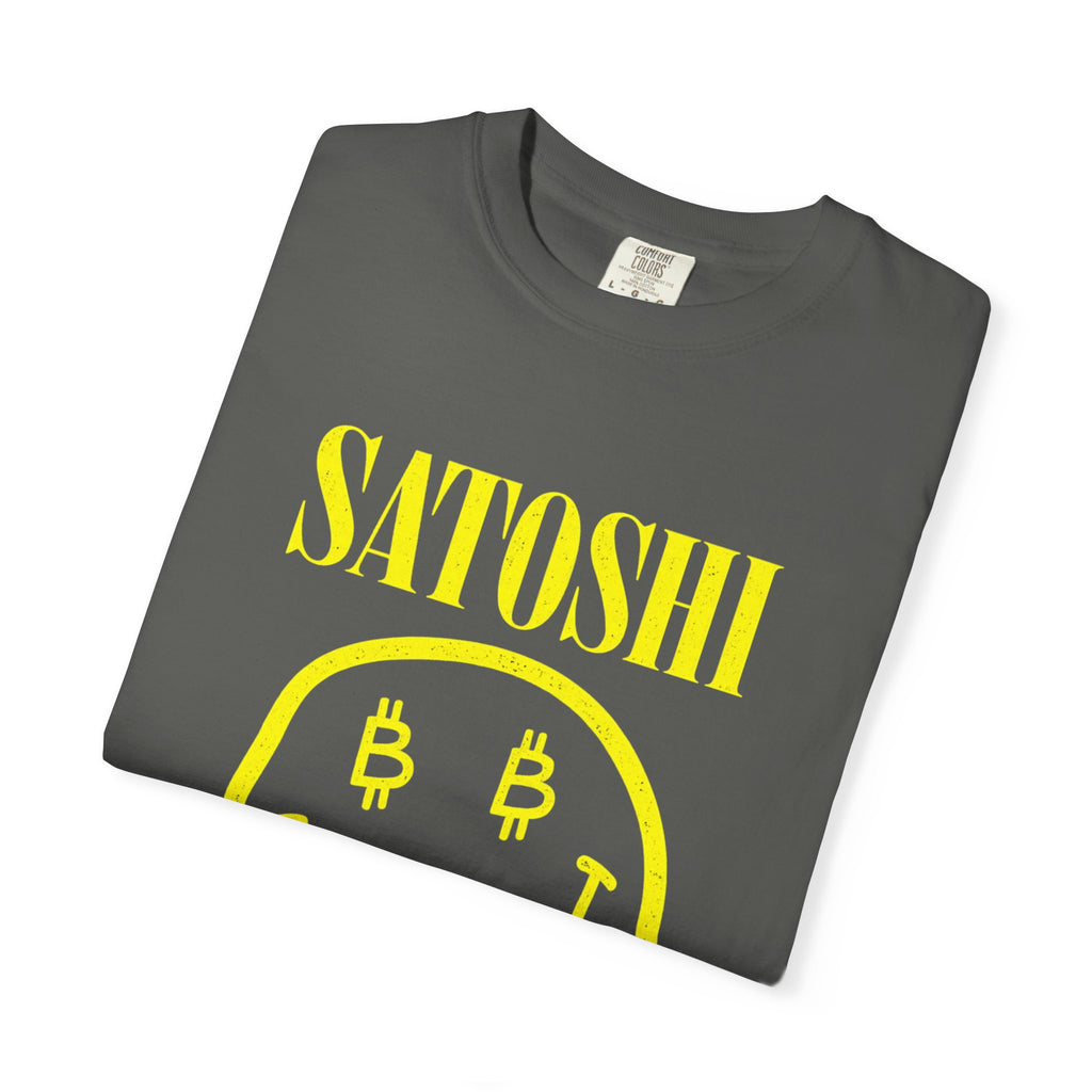 T-Shirt — Satoshi Smiley Bitcoin Logo Tee