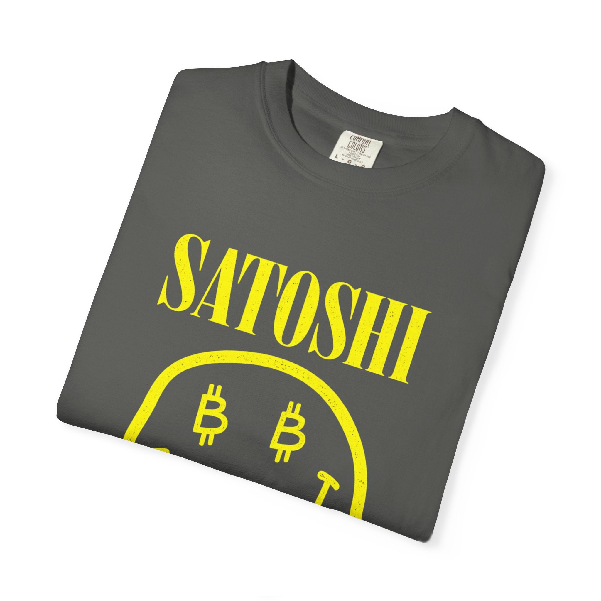 T-Shirt — Satoshi Smiley Bitcoin Logo Tee
