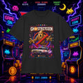 Ghost Bitcoin Graphic T-Shirt — Retro Horror Crypto Tee
