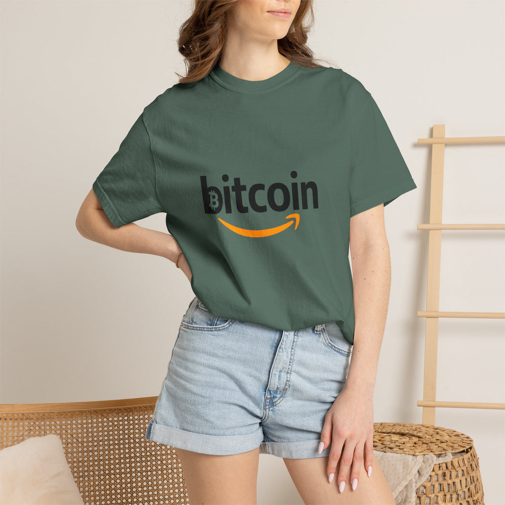 Bitcoin Logo T-Shirt — Crypto Amazon Parody Tee