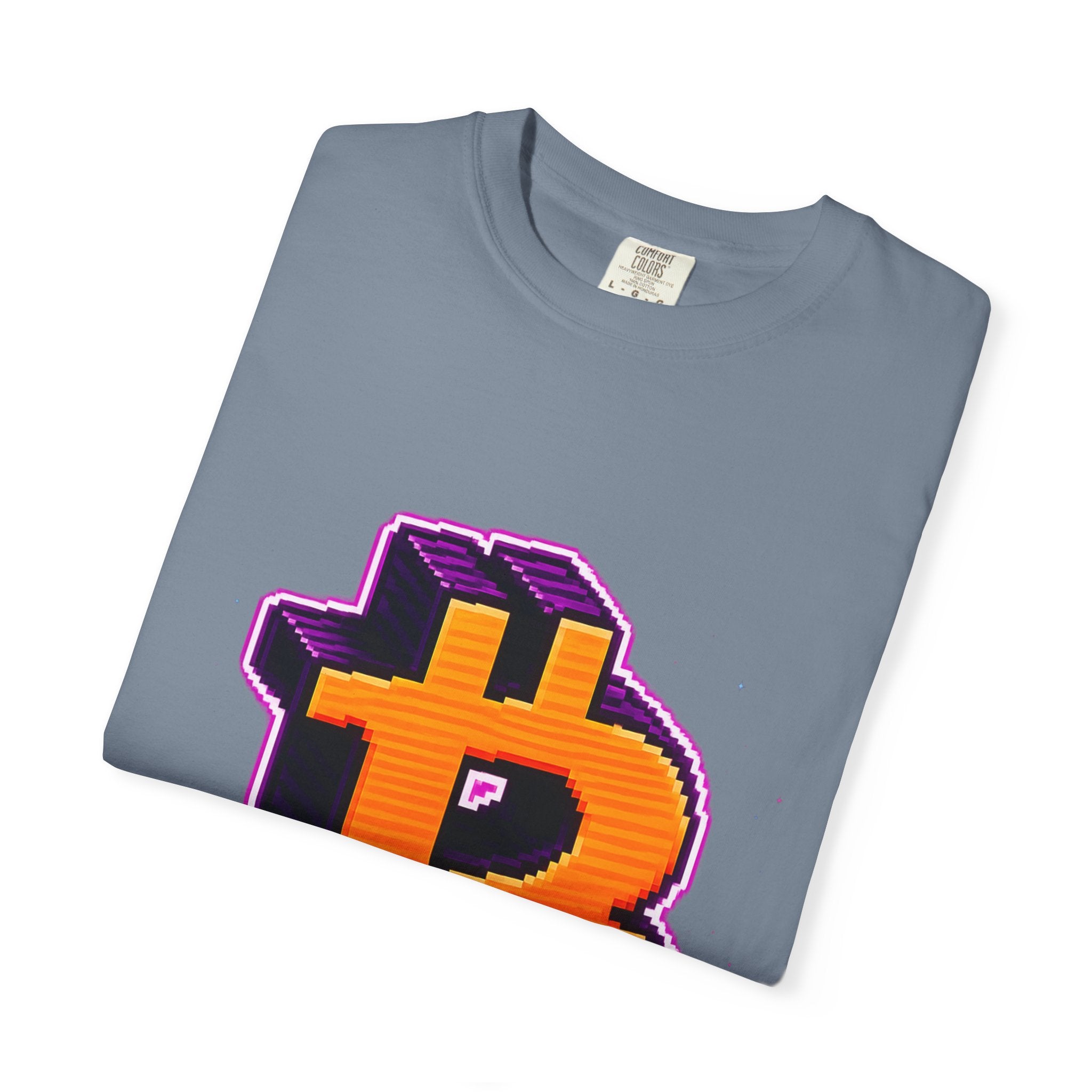 Retro Bitcoin Arcade T-Shirt — Pixel Crypto Logo Tee