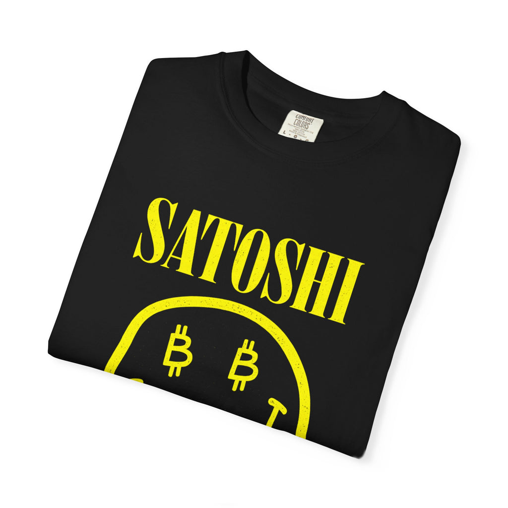 T-Shirt — Satoshi Smiley Bitcoin Logo Tee