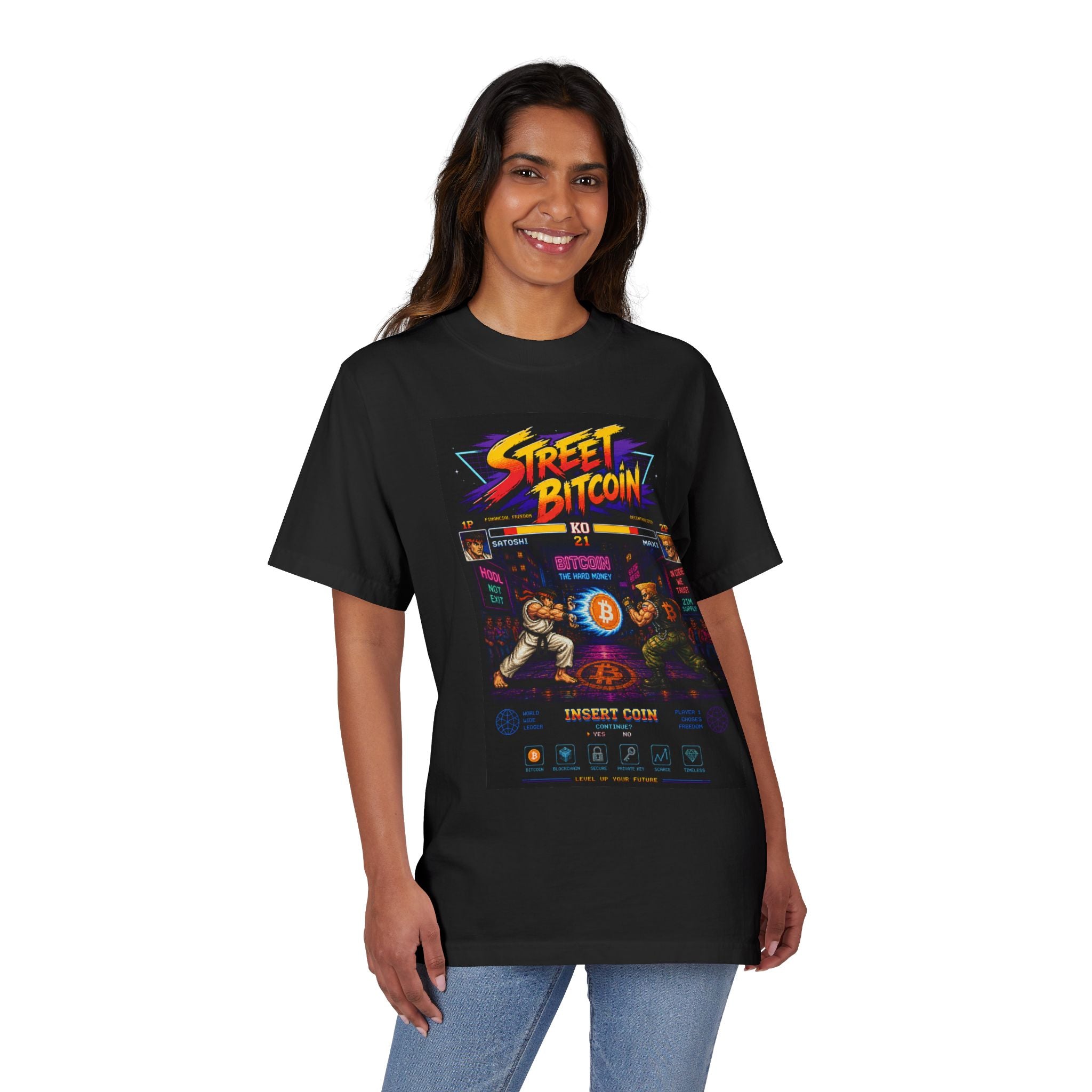 Street Bitcoin Arcade T-Shirt